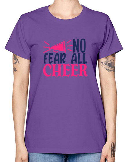 no fear all cheer 1739# - cheer -  Missy T-Shirt