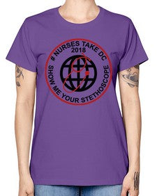 nurse takes dc design 1200# - nurse -  Missy T-Shirt