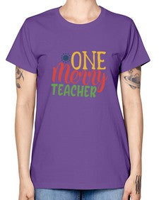 one merry teacher Style 328# - teacher -  Missy T-Shirt