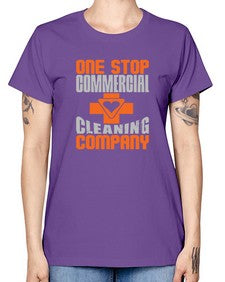 one stop commercial cleaning company Style 332# - cleaner -  Missy T-Shirt