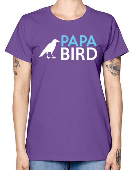 papa bird 65# - birds -  Missy T-Shirt