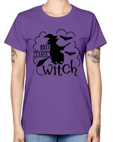 percent that witch 55# - witch -  Missy T-Shirt