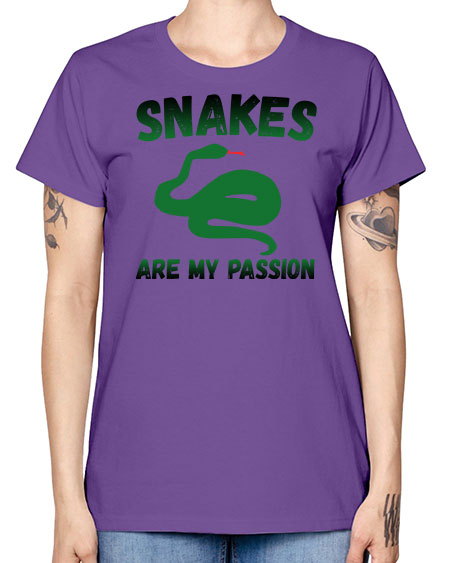 snake are my passion - snake -  Missy T-Shirt