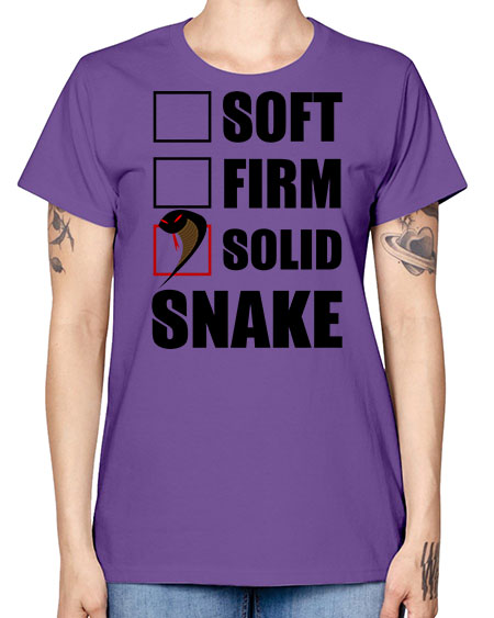 solid snake - snake -  Missy T-Shirt