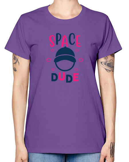 space dude 15# - space -  Missy T-Shirt