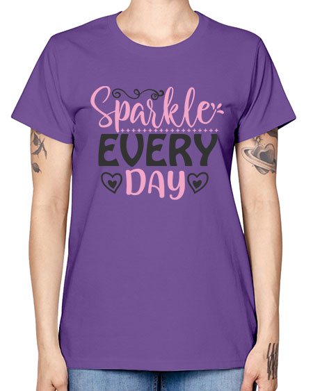 sparkle every day Style 1# - beauty - fashion -  Missy T-Shirt