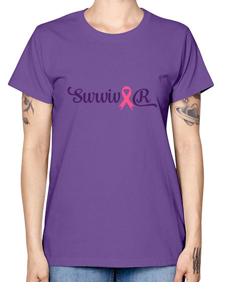 survivor 251# - breast cancer -  Missy T-Shirt