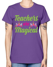 teachers are magical 428# - unicorn -  Missy T-Shirt