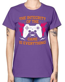 the integrity of the game 155# - video games -  Missy T-Shirt