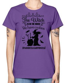 the witch is in the house sign 20# - witch -  Missy T-Shirt