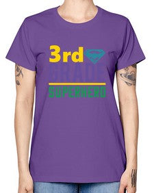 third Grade Superhero 976# - third grade -  Missy T-Shirt