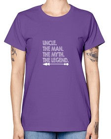 uncle the man the myth 657# - uncle -  Missy T-Shirt