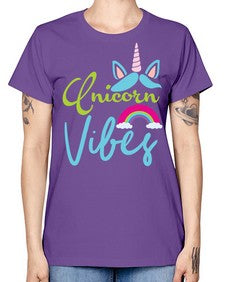unicorn vibes 508# - unicorn -  Missy T-Shirt