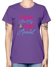 unicorns are my spirit animal 526# - unicorn -  Missy T-Shirt