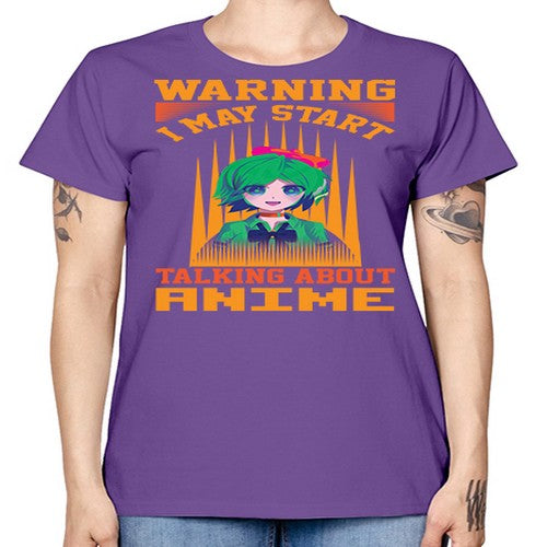 warning i may start talking about anime286# - anime -  Missy T-Shirt