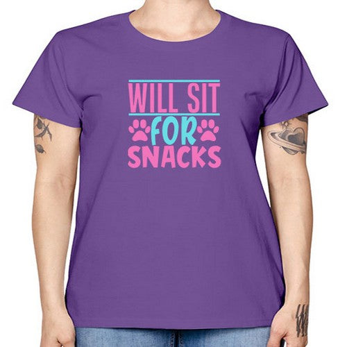 will sit for snacks Style 57# - dogs -  Missy T-Shirt