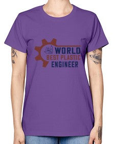 world best plastic engineer Style 477# - engineer -  Missy T-Shirt