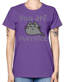 you are purrfect - cats -  Missy T-Shirt