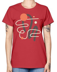 Abstract Shape 198# - art pop art -  Missy T-Shirt