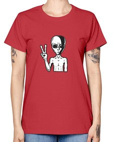 Alien 59# - ufo -  Missy T-Shirt