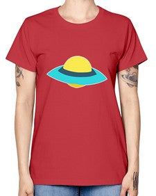 Alien 60# - ufo -  Missy T-Shirt