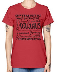 Aquarius 563# - aquarius -  Missy T-Shirt