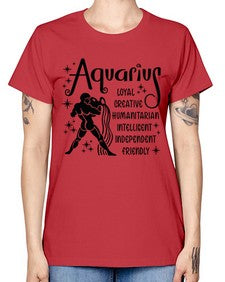Aquarius 64# - aquarius -  Missy T-Shirt