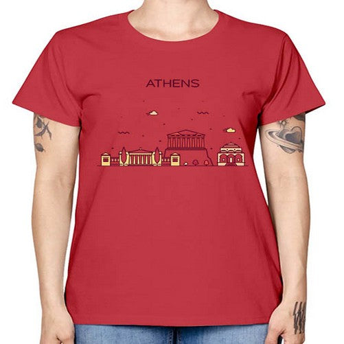 Athens 369# - cities -  Missy T-Shirt