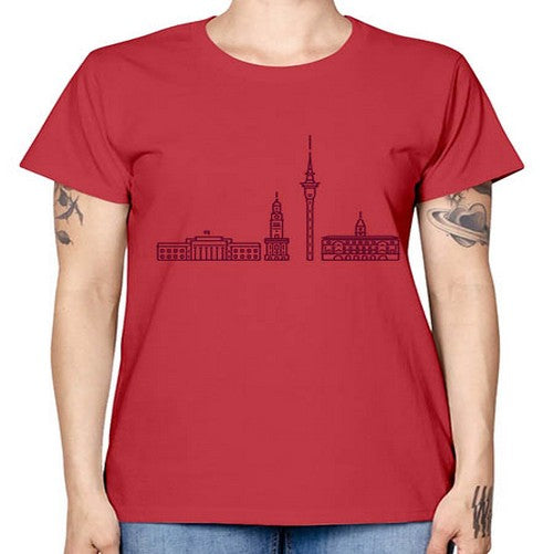 Auckland 376# - cities -  Missy T-Shirt