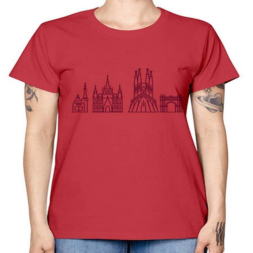 Barcelona 413# - cities -  Missy T-Shirt