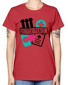 Blessed Nurse Style Style 627# - nurse -  Missy T-Shirt