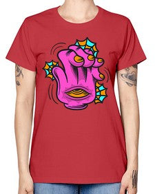 Bored high five 23# - cartoon general -  Missy T-Shirt