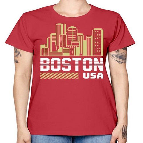 Boston 480# - cities -  Missy T-Shirt