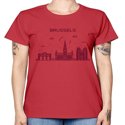 Brussels 506# - cities -  Missy T-Shirt