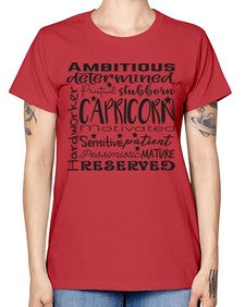 Capricorn 566# - capricorn -  Missy T-Shirt