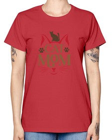 Cat Mom Style 6# - cats -  Missy T-Shirt