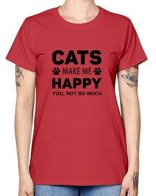 Cats Make Me Style 40# - cats -  Missy T-Shirt