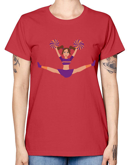 Cheerleader 15# - cheer -  Missy T-Shirt