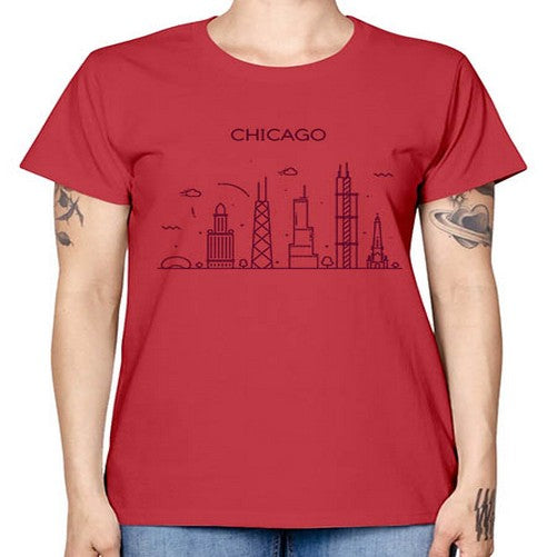 Chicago 569# - cities -  Missy T-Shirt