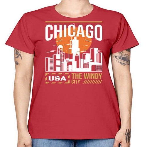 Chicago 571# - cities -  Missy T-Shirt