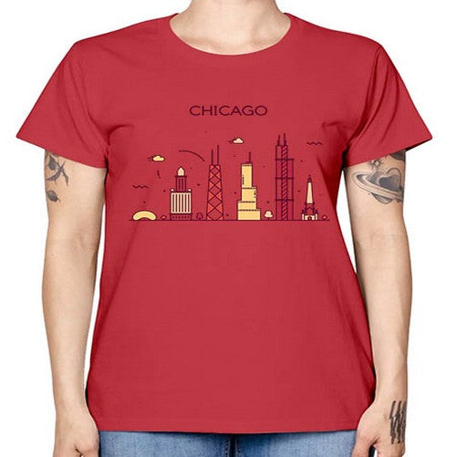 Chicago 572# - cities -  Missy T-Shirt