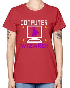 Computer wizard 52# - computer -  Missy T-Shirt