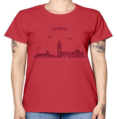 Corfu 627# - cities -  Missy T-Shirt