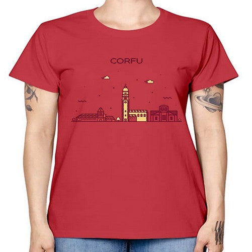 Corfu 629# - cities -  Missy T-Shirt