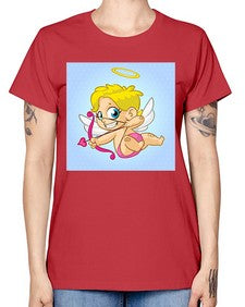 Cupid 79# - cartoon general -  Missy T-Shirt