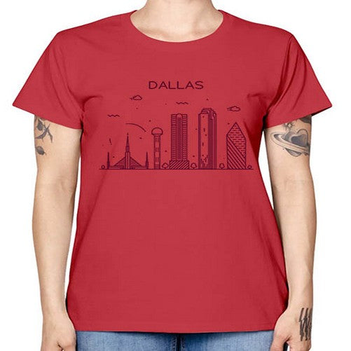 Dallas 643# - cities -  Missy T-Shirt