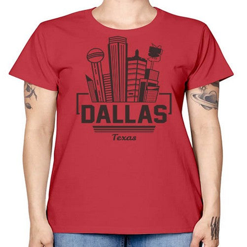 Dallas 645# - cities -  Missy T-Shirt