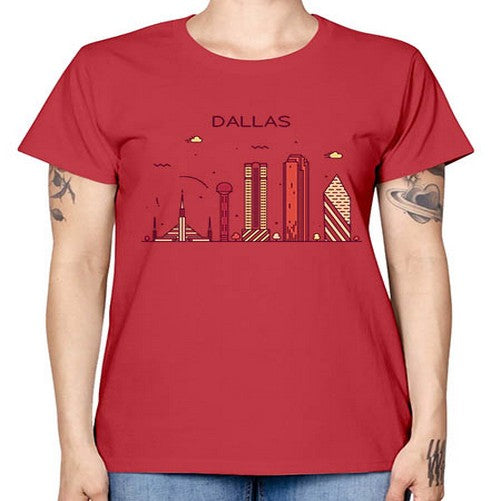 Dallas 646# - cities -  Missy T-Shirt
