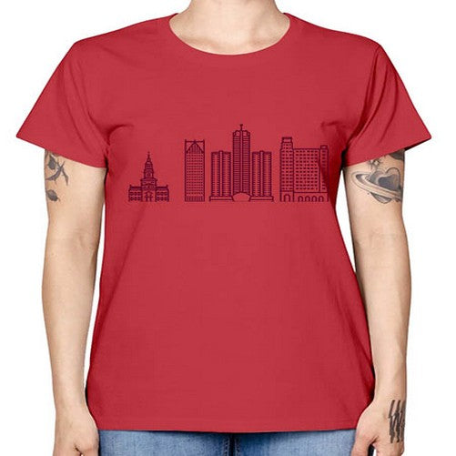 DetroitMI 664# - cities -  Missy T-Shirt