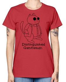 Distinguished Gentleman - cats -  Missy T-Shirt